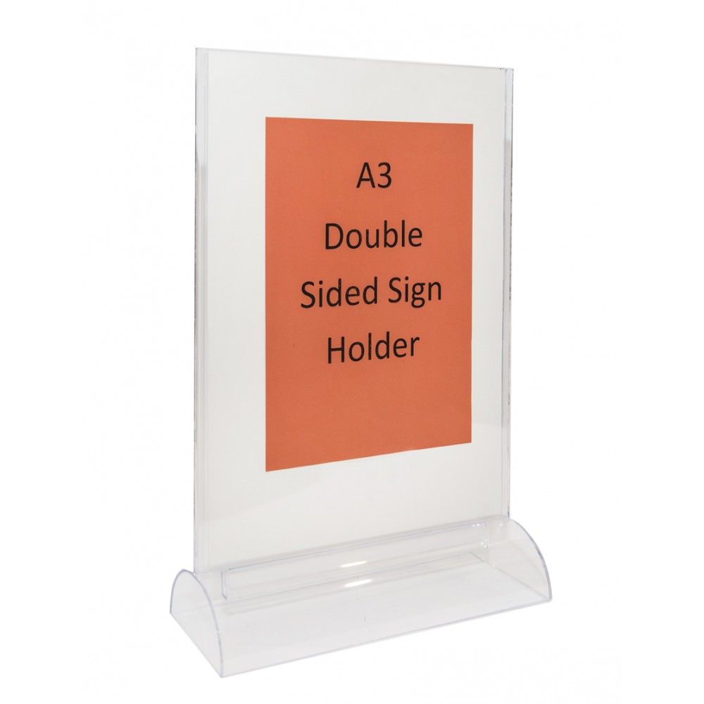 A3 Double Sided Menu and Sign Holder