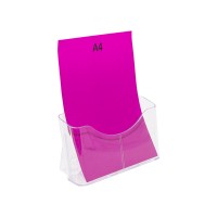 Single Tier A4 Plastic Brochure Holder 