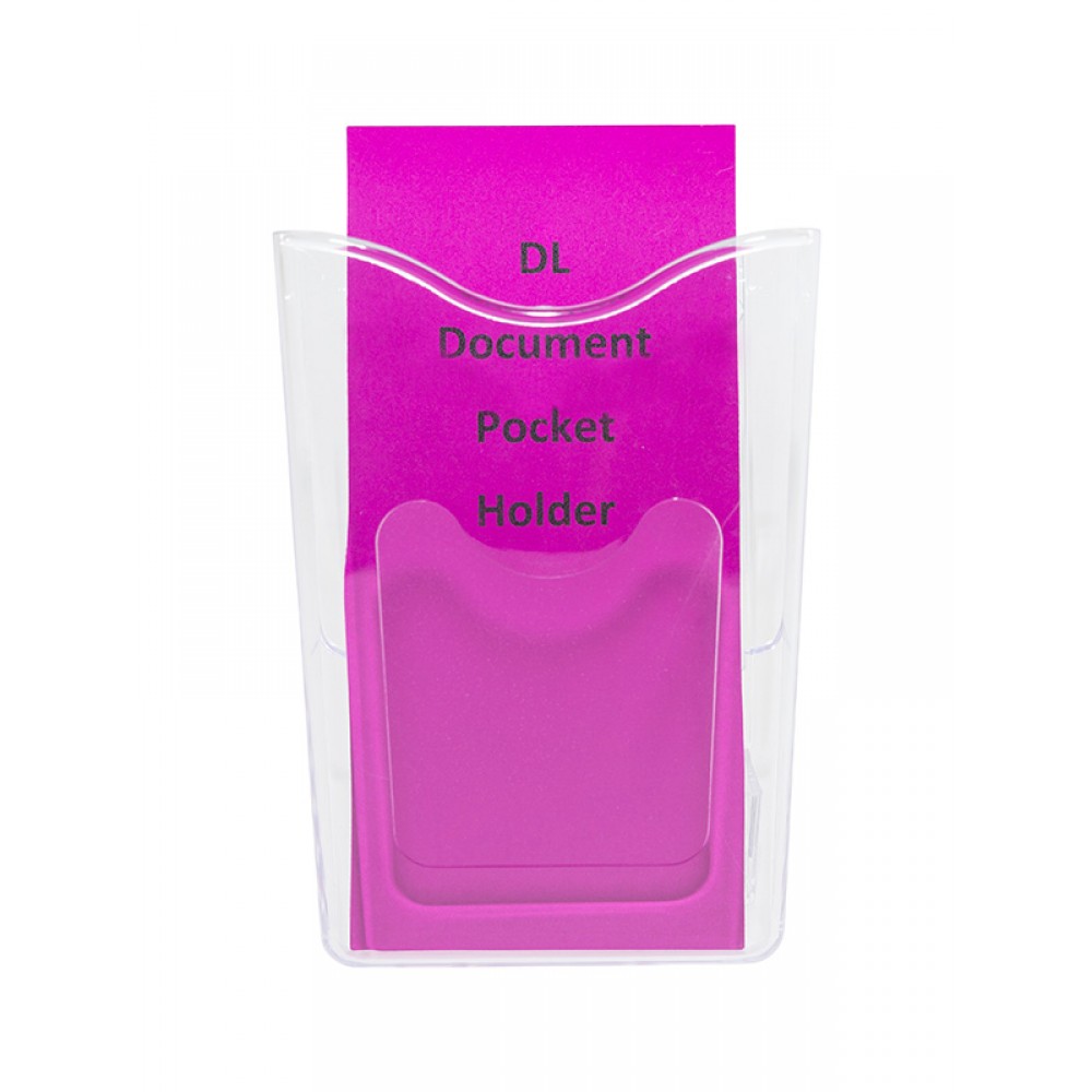 DL Document Pocket Wall Mounted Holder